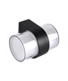 9W LED-wandlamp - IP65 buiten, rond, zwart, up/down, incl. lichtbron