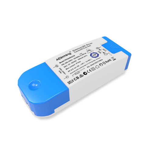 7W / 300mA dimbare LED driver - 12-24V, Triac fase-afsnijding, flicker free