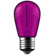 E27 1W LED kogellamp - Paars, filament