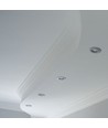MR16 of GU10 Downlight kit - Zonder lichtbron, Chroom, Zaagmaat: Ø7,4 cm, Afmetingen: Ø8,2 cm