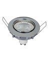 MR16 of GU10 Downlight kit - Zonder lichtbron, Chroom, Zaagmaat: Ø7,4 cm, Afmetingen: Ø8,2 cm