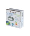 MR16 of GU10 Downlight kit - Zonder lichtbron, Chroom, Zaagmaat: Ø7,4 cm, Afmetingen: Ø8,2 cm