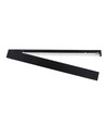 125cm Armatuur - Voor 1x 120cm LED buis, zwart