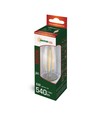 E14 6W LED-lamp - C35, filament, extra warm wit, 1800K