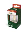 E27 4W LED kogellamp - G45, filament, extra warm wit, 1800K