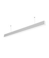 40W LED-lichtlijn - 120cm, 100lm/W, Wit, plafondlamp voor kantoor, incl. draadophanging