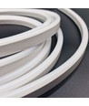5m 16W/m RGB+WW Neon flex strip - 24V DC, IP65, 72 LED's per m, in te korten om de 10cm