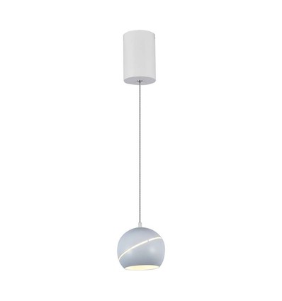 LED lamp - Ø12cm, wit, mooie plafondlamp, incl. ophangsysteem
