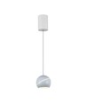 LED lamp - Ø12cm, wit, mooie plafondlamp, incl. ophangsysteem