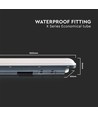 150cm 48W waterdicht compleet LED-armatuur, doorvoerbedraad - 5760lm, 120lm/W, IP65