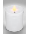 LED grafkaars - Wit, 12 cm hoog, IP44 buiten, batterij