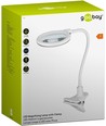 LED loeplamp met klem 6W - Wit