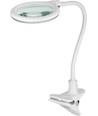 LED loeplamp met klem 6W - Wit