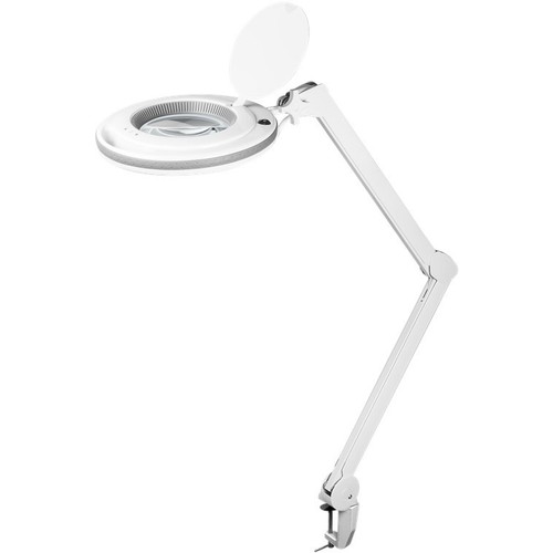 LED loeplamp met klem x1.75 9W - Wit