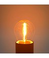 E27 1W LED kogellamp - G45, Kooldraad, extra warm wit, 1800K