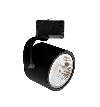 Spectrum Madara railspot - Zwart, AR111 GU10 3-fase rails, IP20, zonder lichtbron