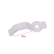 20 stuks heldere montageclips voor LED-strip - 10mm, geschikt voor IP65 strips