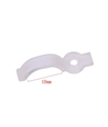 20 stuks heldere montageclips voor LED-strip - 10mm, geschikt voor IP65 strips