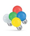 Spectrum 1W LED decoratielamp - Blauw, G45, E27
