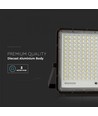 30W LED Breedstraler op zonne-energie - IP65, zwart, incl. zonnepaneel, afstandsbediening, ingebouwde batterij