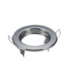 MR16/GU10 Downlight-set - Zonder lichtbron, chroom, zaagmaat: Ø6,5 cm, afmetingen: Ø8 cm