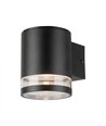 0,55W Wandlamp op zonne-energie LED - IP54, zwart