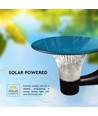 15W Wandlamp op zonne-energie LED - IP65, zwart, sensor