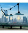 V-Tac Zonnecel lichtsnoer met 15 stuks 0,2W lampjes - 15 meter, IP44, inclusief lichtbron