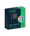V-Tac 1.2W LED Zonnecel RGB strip - 5 meter, afstandsbediening, IP67