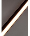 120cm Verlichting voor akoestische panelen, zwart - CCT LED strip, complete set met aluminium profiel