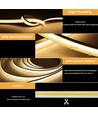 5m 10W/m COB-LED strip RA93 - 24V DC, IP65, 280 LED's per meter, COB LED