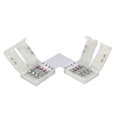 L-tussenstuk voor RGB-strips - 10mm breed, 12V / 24V