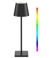 Oplaadbare LED tafellamp Binnen/buiten - RGB+CCT, touch dimbaar, IP54 buiten