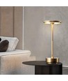 Oplaadbare LED tafellamp - Goud, touch dimbaar, CCT, IP20