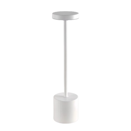 Oplaadbare LED tafellamp - Wit, touch dimbaar, CCT, IP20