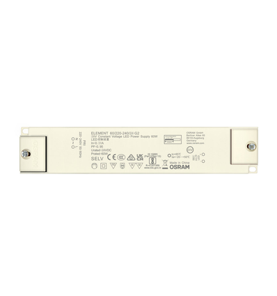 OSRAM 60W / 12V DC voeding - 5A, IP20 binnen