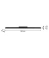 Spectrum SHIFT LED-rails 22W - Zwart, RA90, 90 cm
