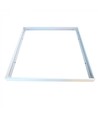 Frame voor 60x60 LED-paneel - Snelle montage set, plastic hoeken, witte rand, 65mm hoog