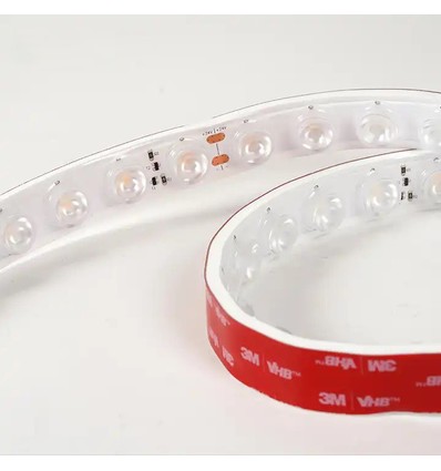 5m 22W/m RGB LED-strip - 24V DC, IP68, Wall washer, 48 LED's per meter