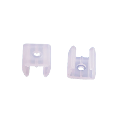 20 stuks smalle montagclips - voor 230V Neon COB LED strip