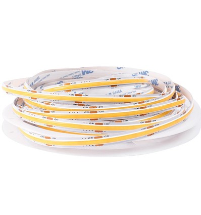 5m 12,5W/m Dot-free COB-LED-strip RA90 - 24V DC, IP20, 480 LED/m, 5 jaar garantie