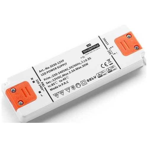 Snappy 50W / 12V DC voeding - 4.17A, IP20 binnenshuis
