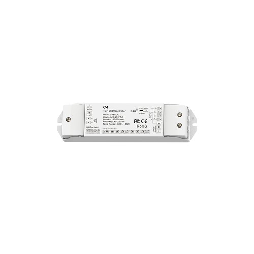 21W / 150-500mA rWave 4-kanaals driver - 10-42V, 12/24V input, trekontlasting aan beide uiteinden