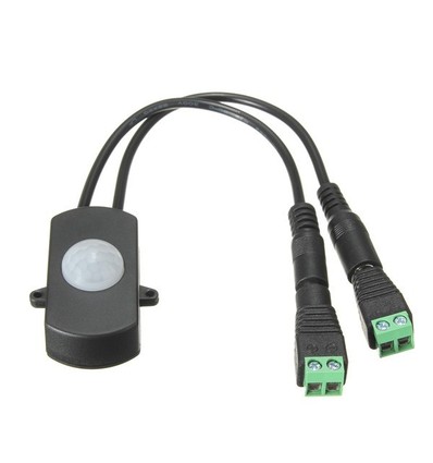 PIR-sensor voor LED-strip - 12V (60W), 24V (120W), met schroefklemmen
