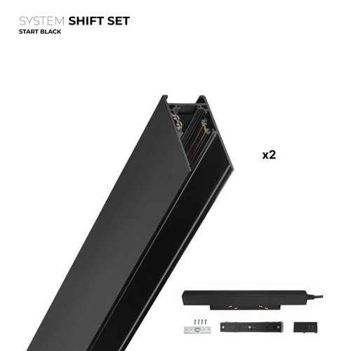 SHIFT starterset - 2 meter compleet, zwart