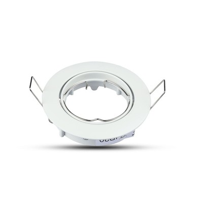 MR16 of GU10 Downlight-set - Zonder lichtbron, wit, zaagmaat: Ø7,4 cm, afmetingen: Ø8,2 cm