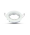 MR16 of GU10 Downlight-set - Zonder lichtbron, wit, zaagmaat: Ø7,4 cm, afmetingen: Ø8,2 cm