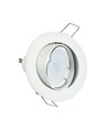 MR16 of GU10 Downlight-set - Zonder lichtbron, wit, zaagmaat: Ø7,4 cm, afmetingen: Ø8,2 cm