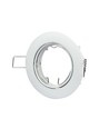 MR16 of GU10 Downlight-set - Zonder lichtbron, wit, zaagmaat: Ø7,4 cm, afmetingen: Ø8,2 cm