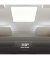 V-Tac 60x60 achterverlicht LED-paneel - 36W, witte rand
